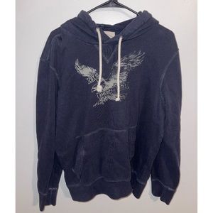 Mens blue American Eagle hoodie